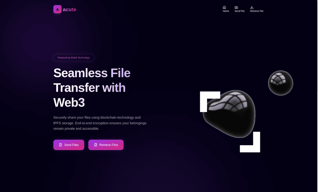 Acute — Decentralized File Transfer Platform